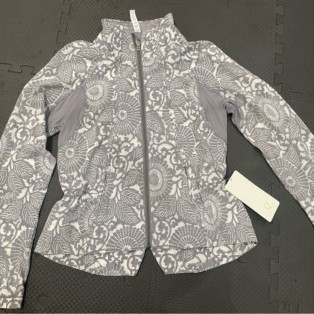 Floral Gray Women's Jacket